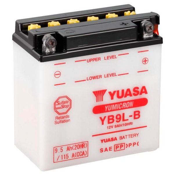 BATERIA YUASA YB 9 -LB S/AC (14/ 8/14)....05.IN