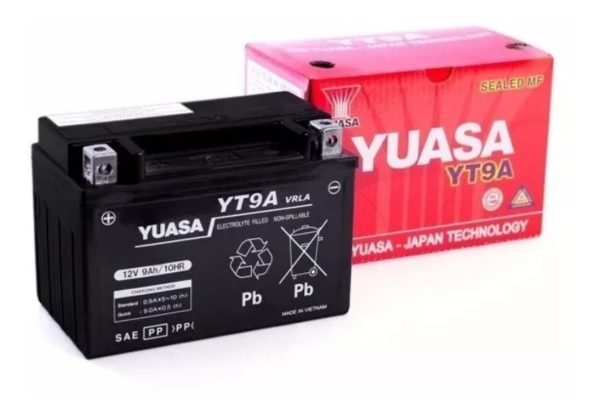 BATERIA YUASA YT9A =YTX9BS (15/88/11)10.IN