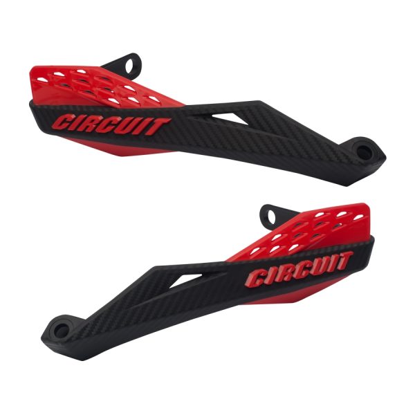 PROTECTOR DE MANOS FENIX....CARBONO-ROJO..-CIRCUIT