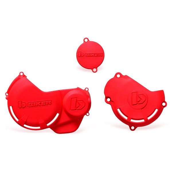 PROTECTOR TAPAS LATERALES MOTOR CRF230 ROJO-BIKER