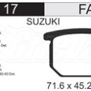 PAST/FRENO 017-HD SUZUKI GS550 1100 DEL...(FA-65)